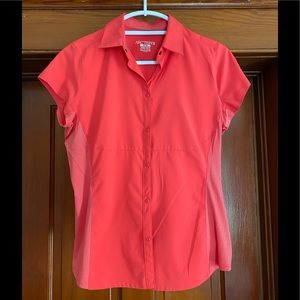 🎄Donated🎄Arc'teryx Libere Comp Cap Sleeve Snap Up Top